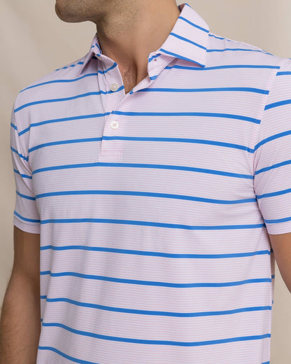 Core Sound Stripe Performance Polo | Southern Tide Men|Sale