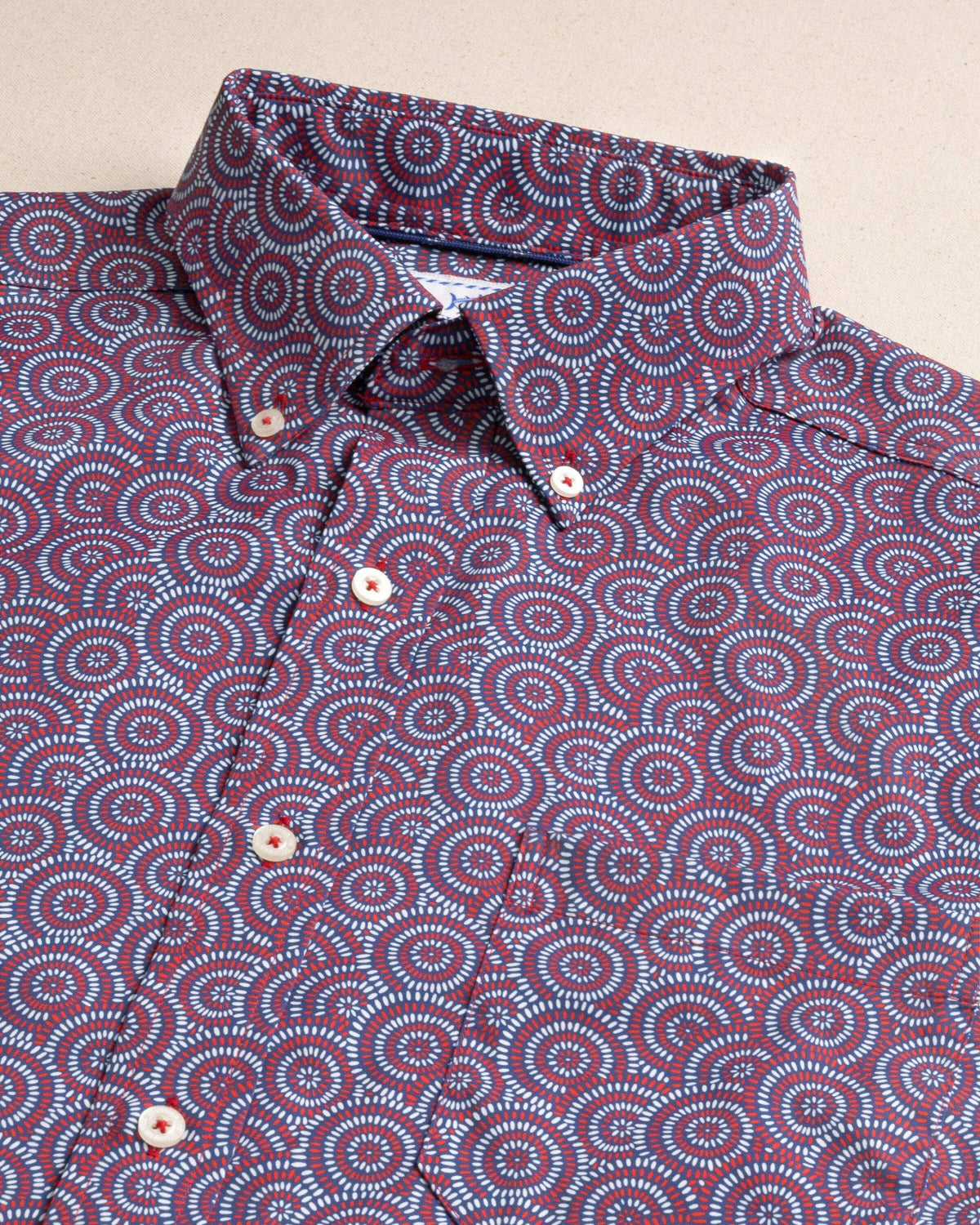 Fireworks Short Sleeve Sport Shirt | Southern Tide Men