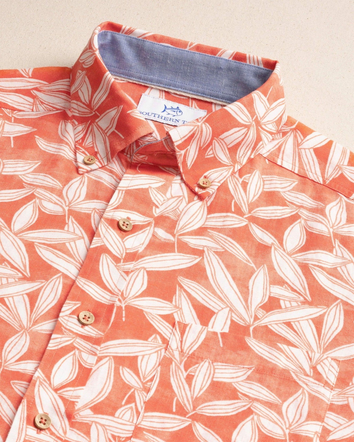 Kokomo Row Linen Rayon Short Sleeve Sport Shirt | Southern Tide Men