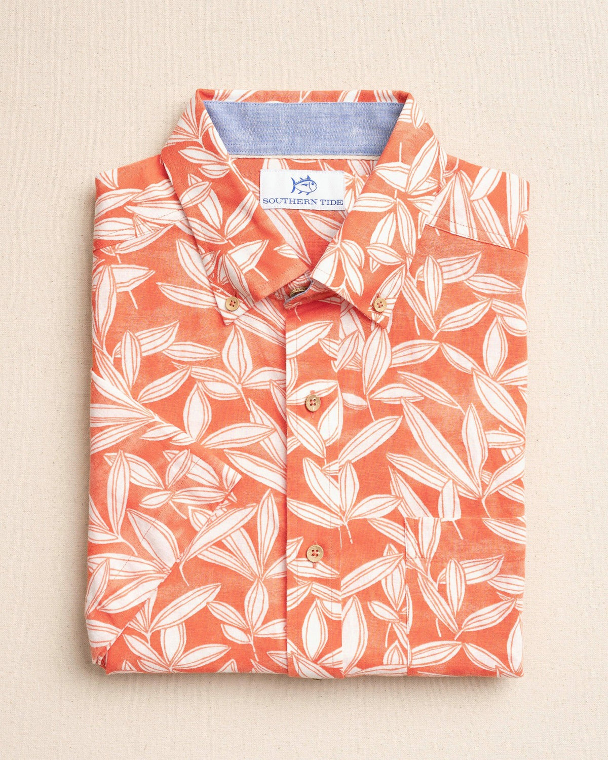 Kokomo Row Linen Rayon Short Sleeve Sport Shirt | Southern Tide Men