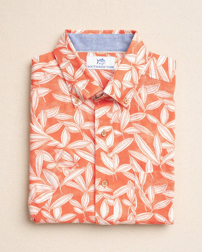 Kokomo Row Linen Rayon Short Sleeve Sport Shirt | Southern Tide Men