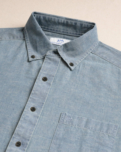 Sandy Beach Chambray Sport Shirt | Southern Tide Men