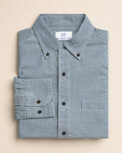 Sandy Beach Chambray Sport Shirt | Southern Tide Men