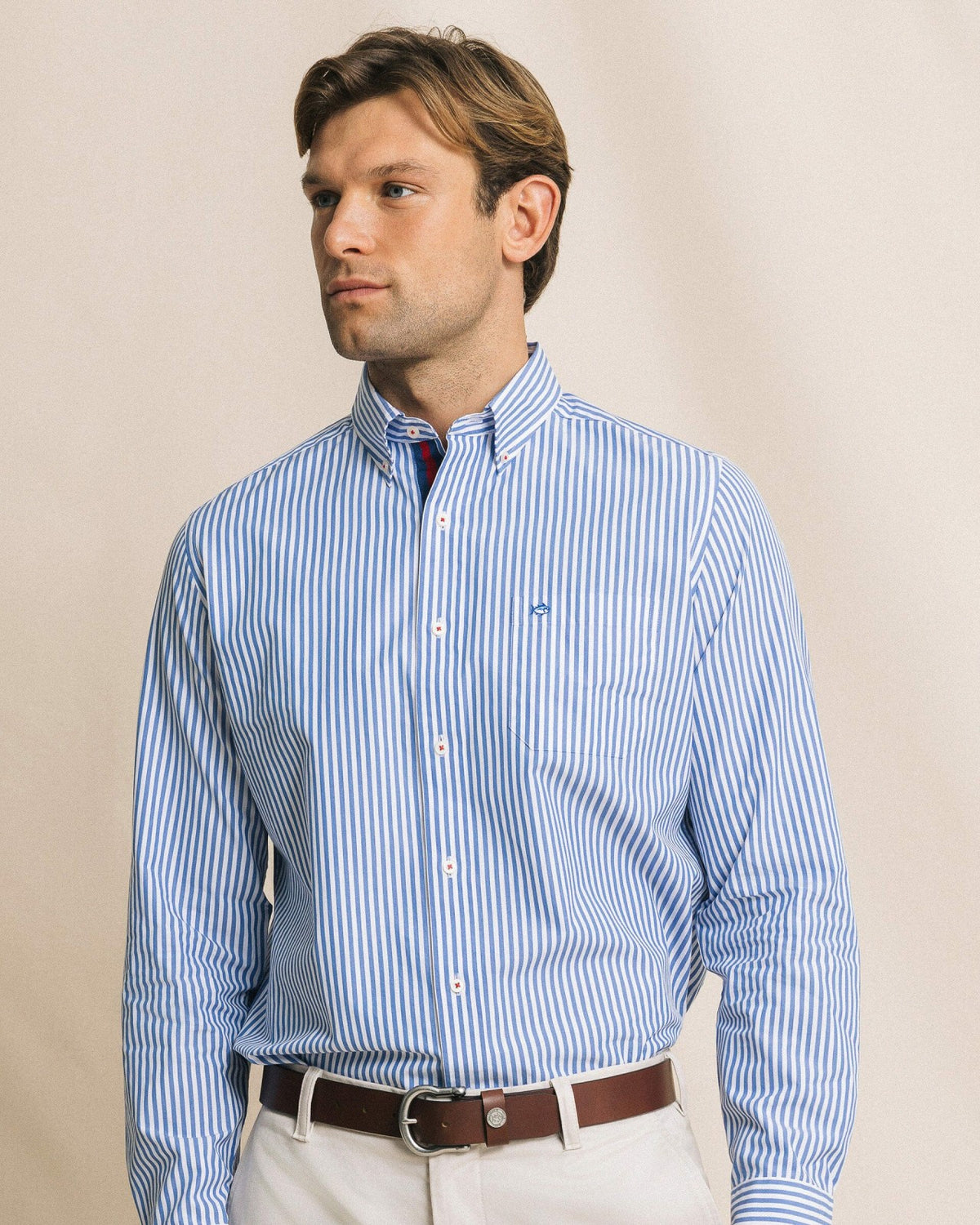 Gulfstream Stripe Sport Shirt | Southern Tide Men