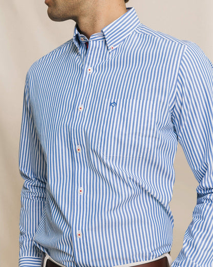 Gulfstream Stripe Sport Shirt | Southern Tide Men