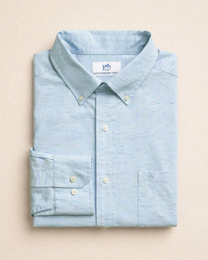 Ocean Mist Slub Sport Shirt | Southern Tide Men