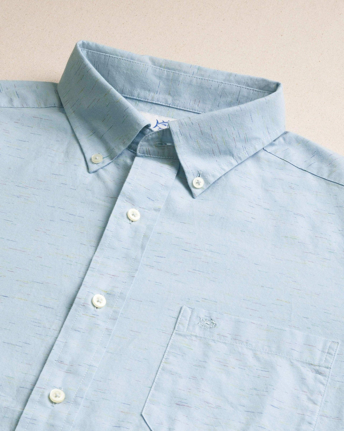 Ocean Mist Slub Sport Shirt | Southern Tide Men