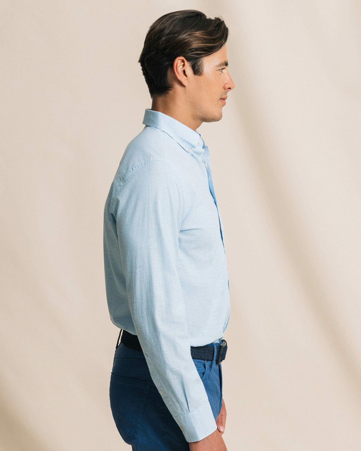 Ocean Mist Slub Sport Shirt | Southern Tide Men