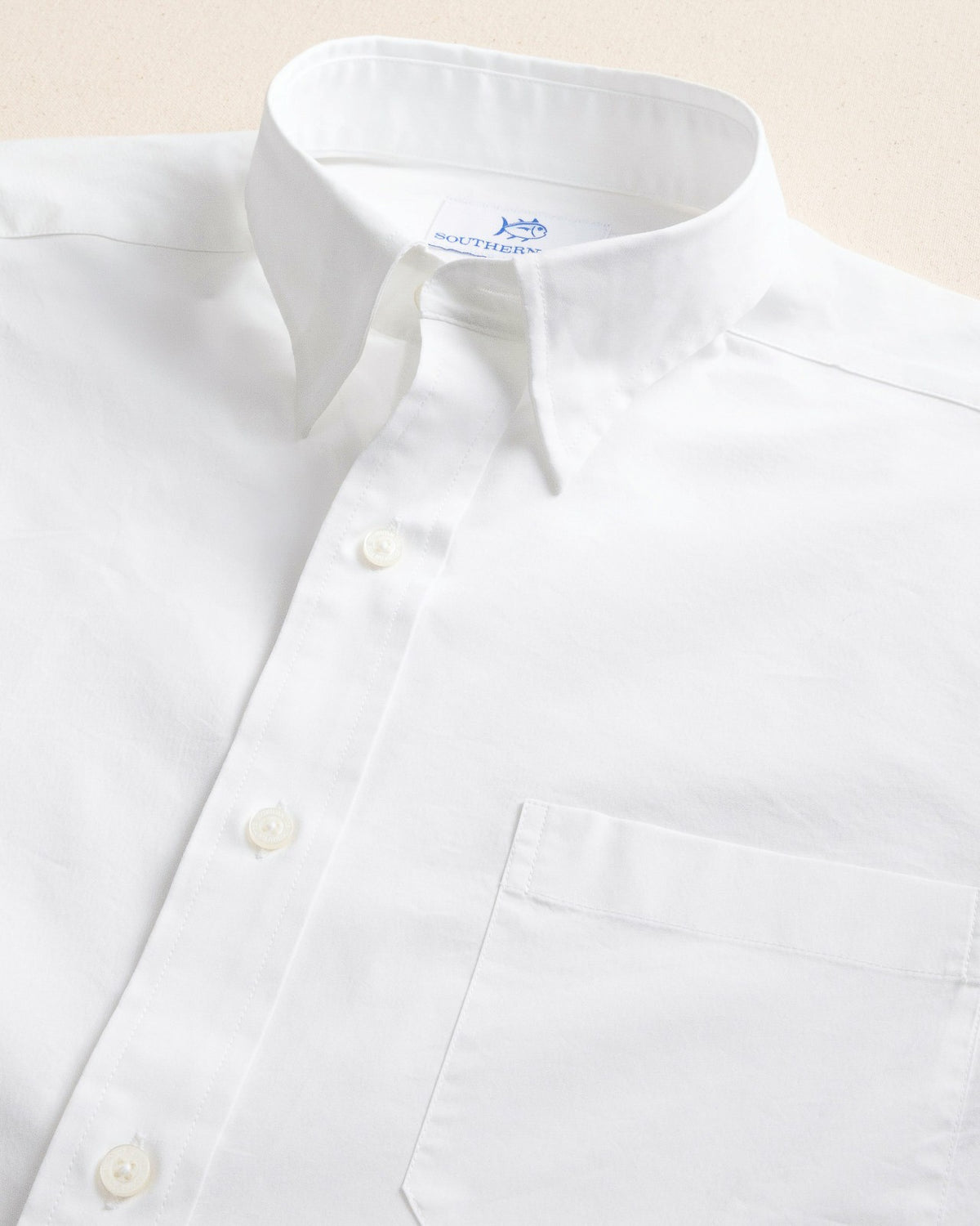 Charleston Overbrook Solid Long Sleeve Shirt | Southern Tide Men