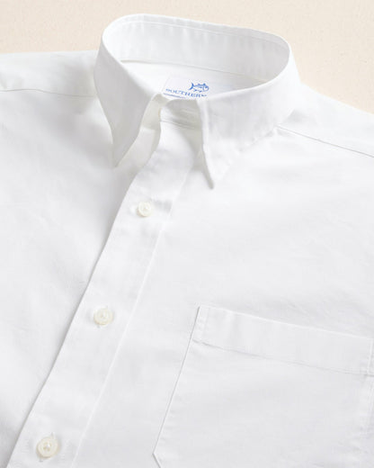 Charleston Overbrook Solid Long Sleeve Shirt | Southern Tide Men