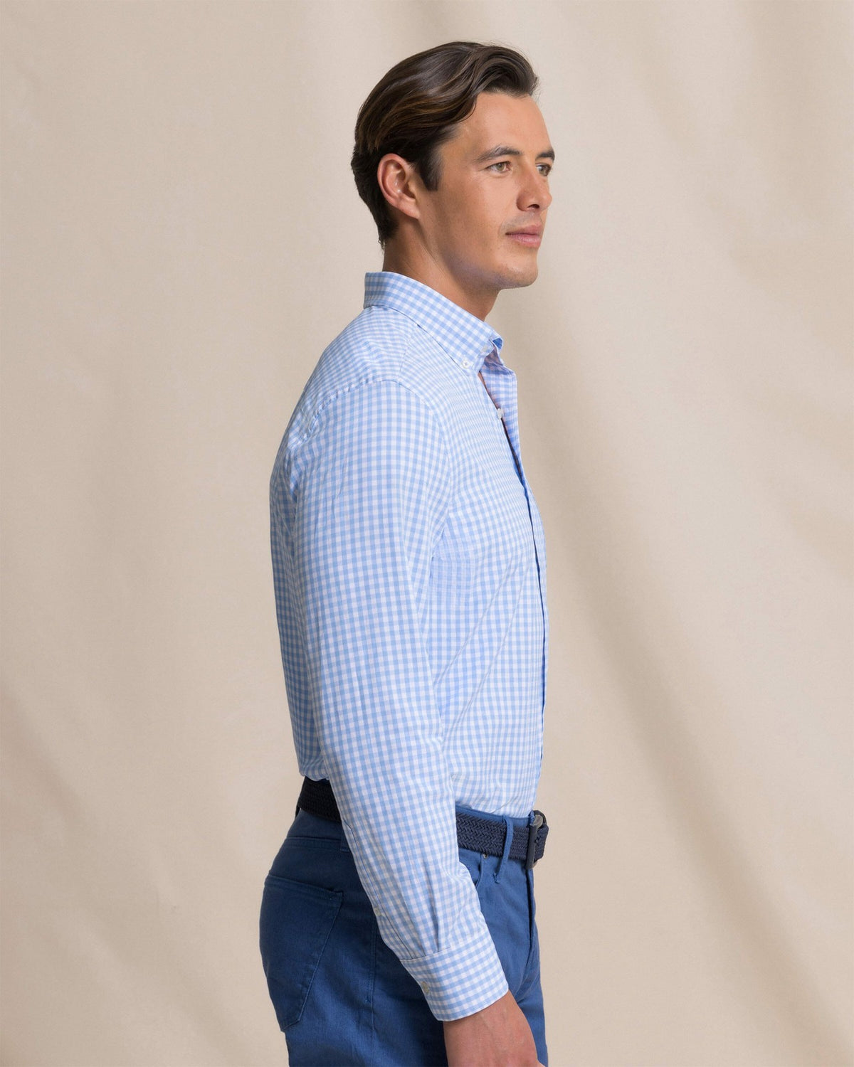 Nassau Gingham Coastal Breeze® Sport Shirt | Southern Tide Men