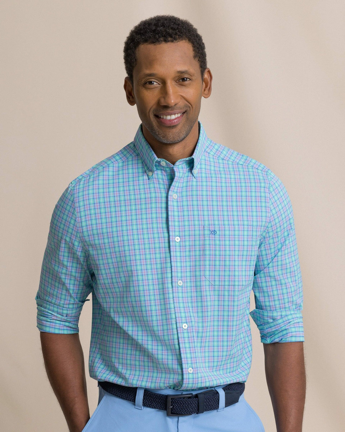 Tortuga Plaid Coastal Breeze® Sport Shirt | Southern Tide Men