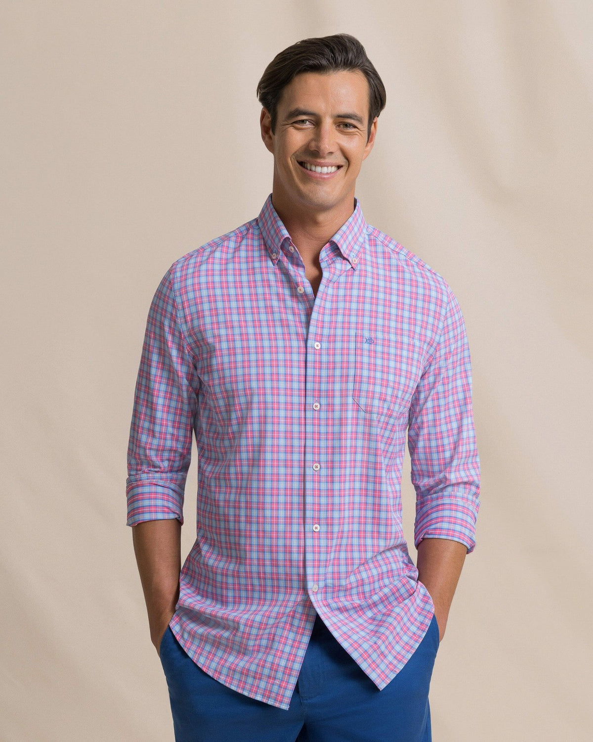 Tortuga Plaid Coastal Breeze® Sport Shirt | Southern Tide Men