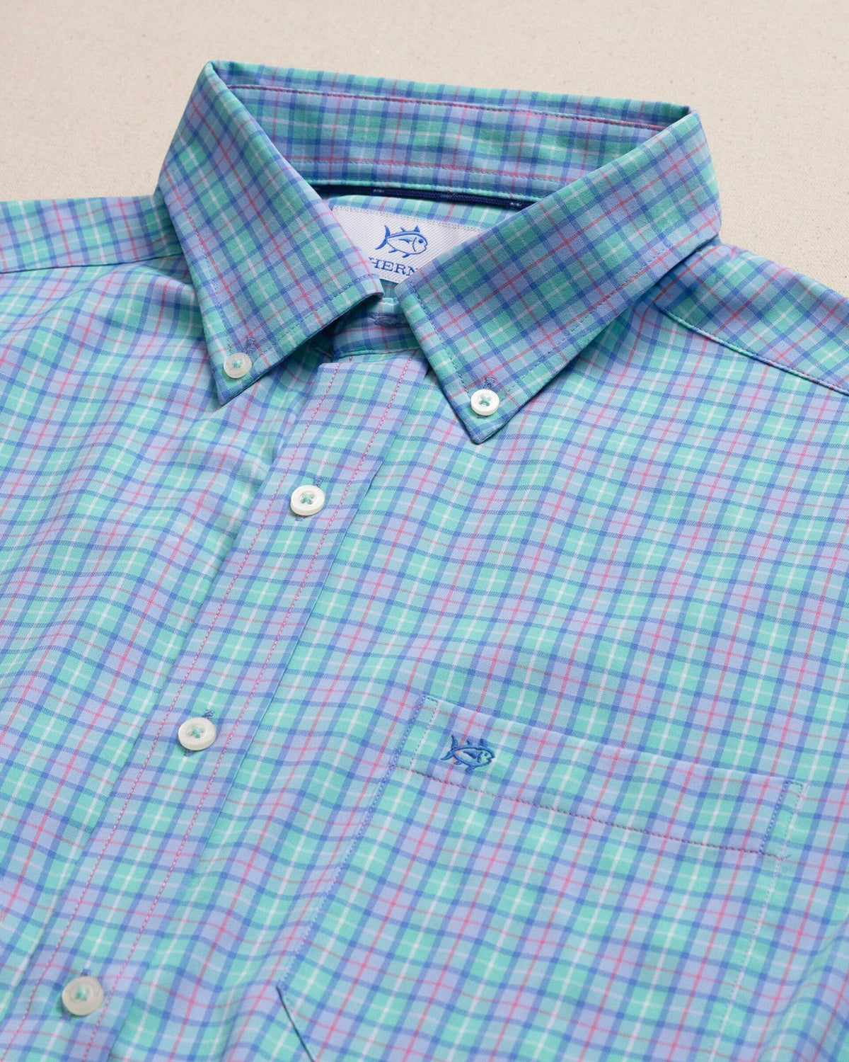 Tortuga Plaid Coastal Breeze® Sport Shirt | Southern Tide Men