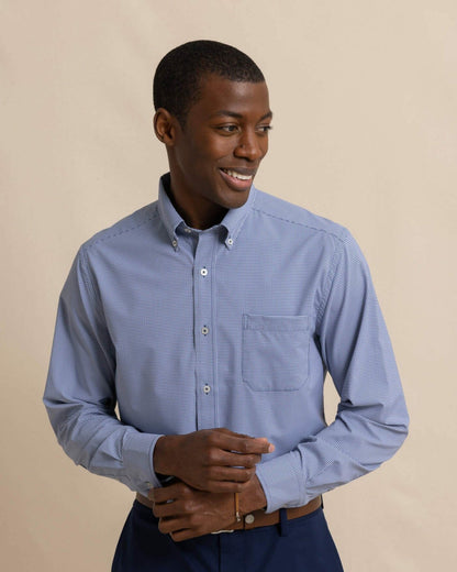 Micro Gingham brrr°® Intercoastal Sport Shirt | Southern Tide Men