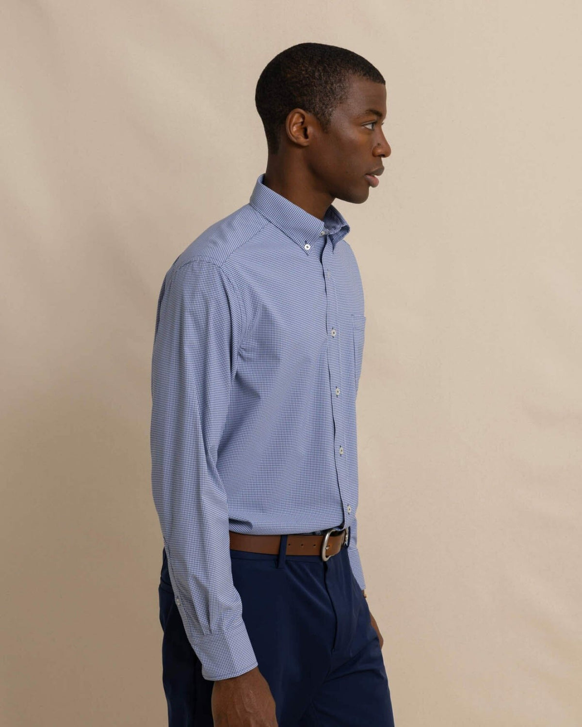 Micro Gingham brrr°® Intercoastal Sport Shirt | Southern Tide Men