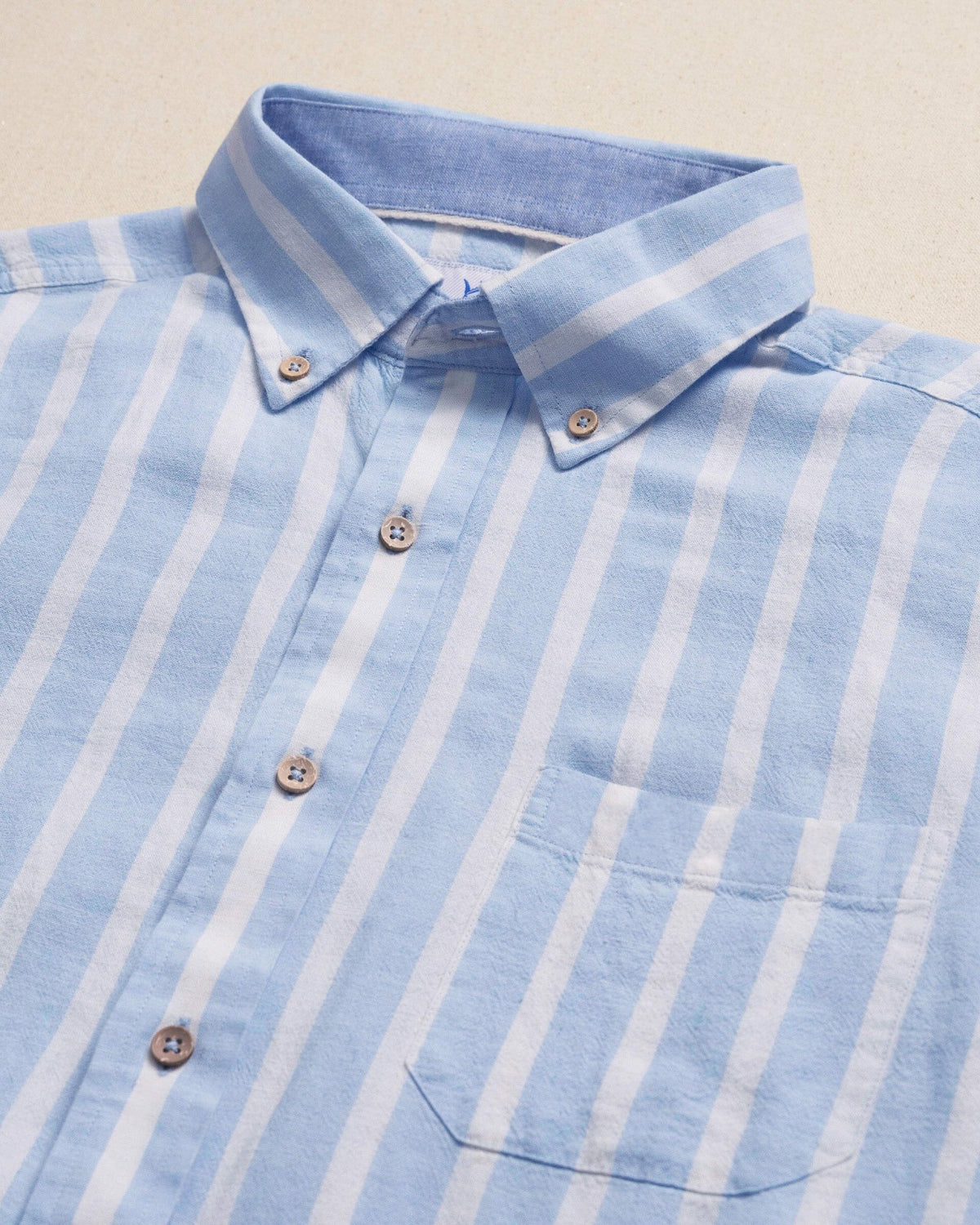 Seamark Stripe Short Sleeve Sport Shirt | Southern Tide Men
