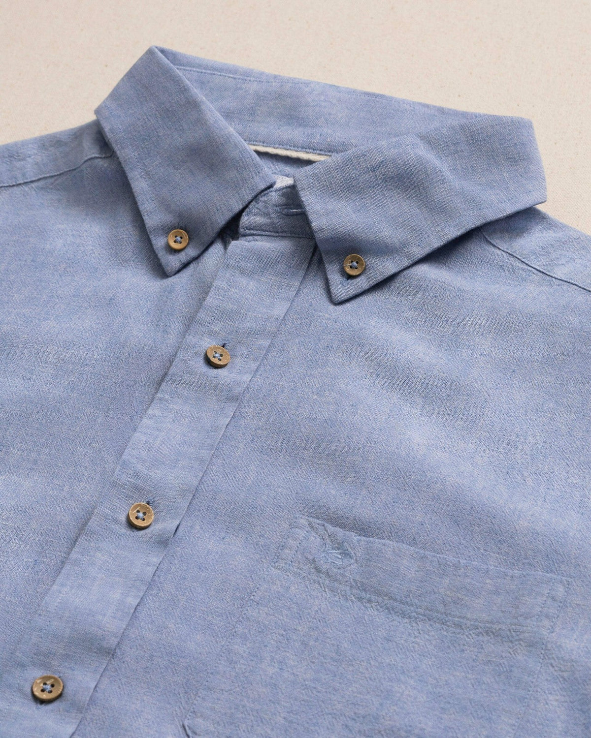 Sunset Ridge Linen Rayon Solid Sport Shirt | Southern Tide Men