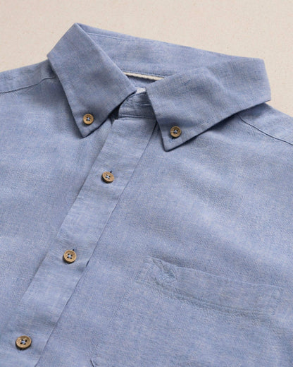 Sunset Ridge Linen Rayon Solid Sport Shirt | Southern Tide Men
