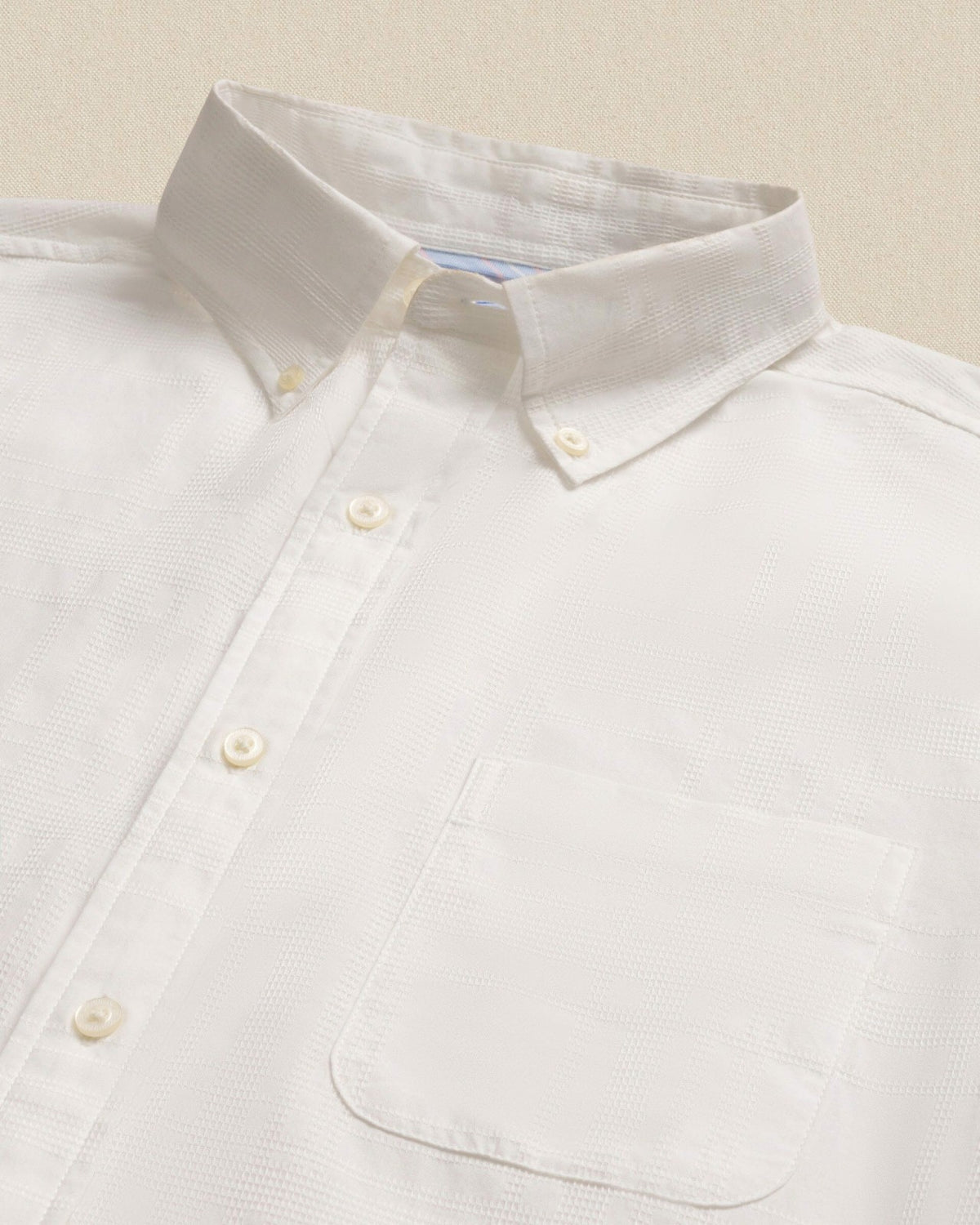 Fort Fisher Textured Short Sleeve Sport Shirt | Southern Tide Men