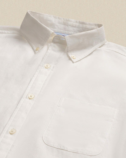 Fort Fisher Textured Short Sleeve Sport Shirt | Southern Tide Men