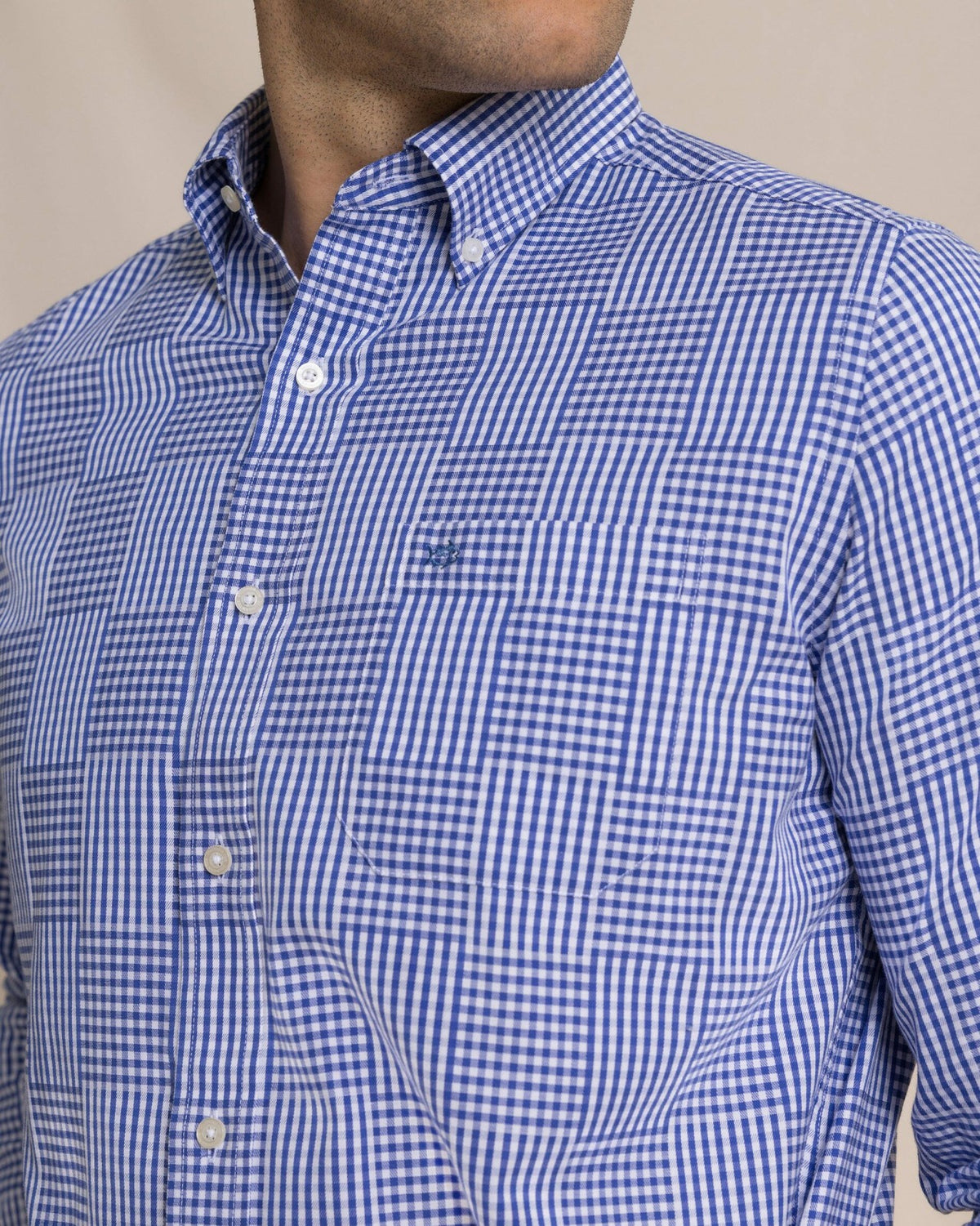 Palmetto Point Gingham Sport Shirt | Southern Tide Men