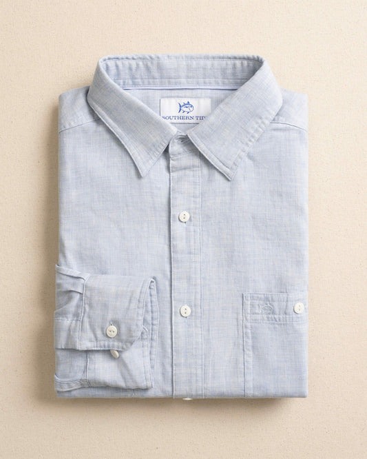 Berkeley Solid Double Cloth Sport Shirt | Southern Tide Men