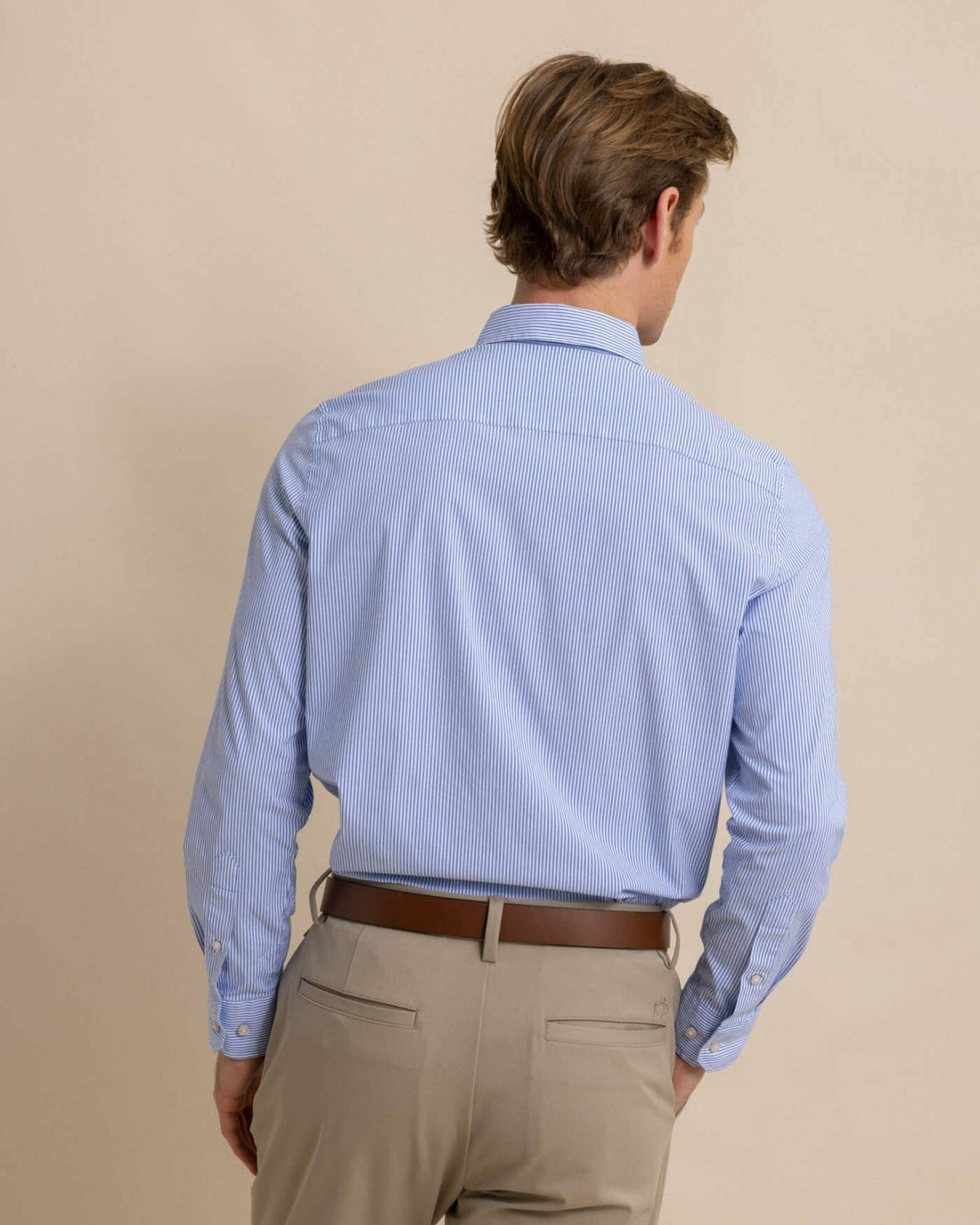 Charleston Granby Stripe Embroidered Sport Shirt | Southern Tide Men