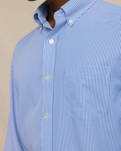 Bengal Stripe brrr°® Intercoastal Sport Shirt | Southern Tide Men