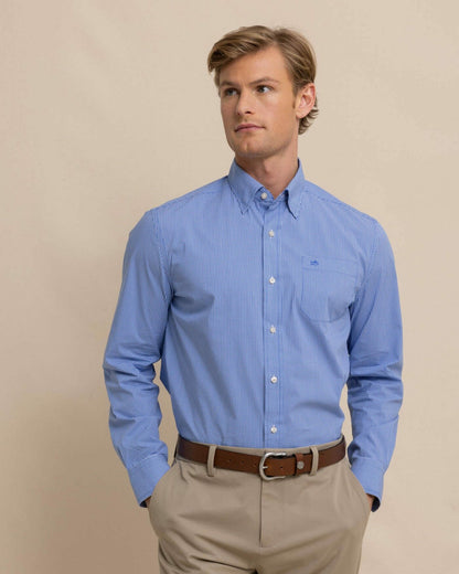 Charleston Parkwood Micro-Gingham Sport Shirt | Southern Tide Men