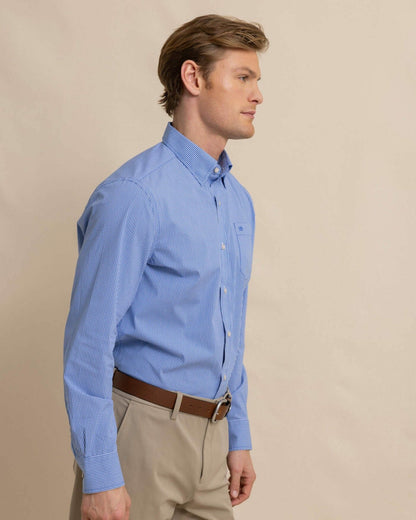 Charleston Parkwood Micro-Gingham Sport Shirt | Southern Tide Men