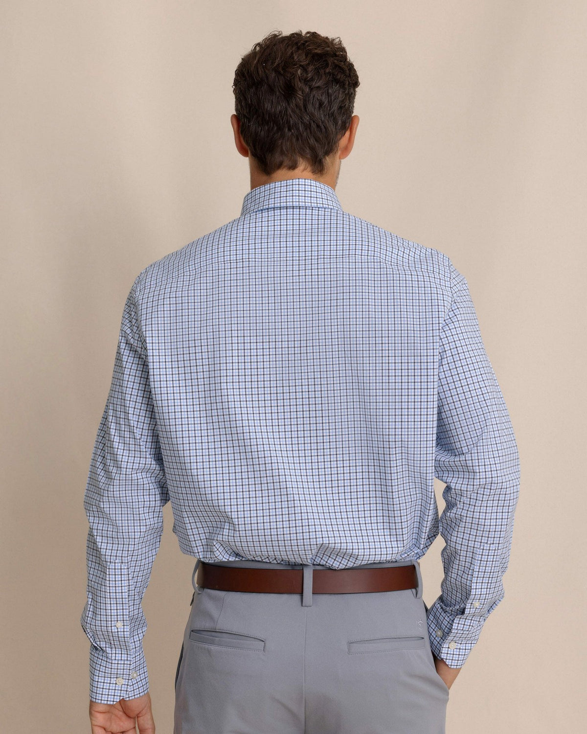 Charleston Summerton Plaid Sport Shirt - Blue | Southern Tide Men