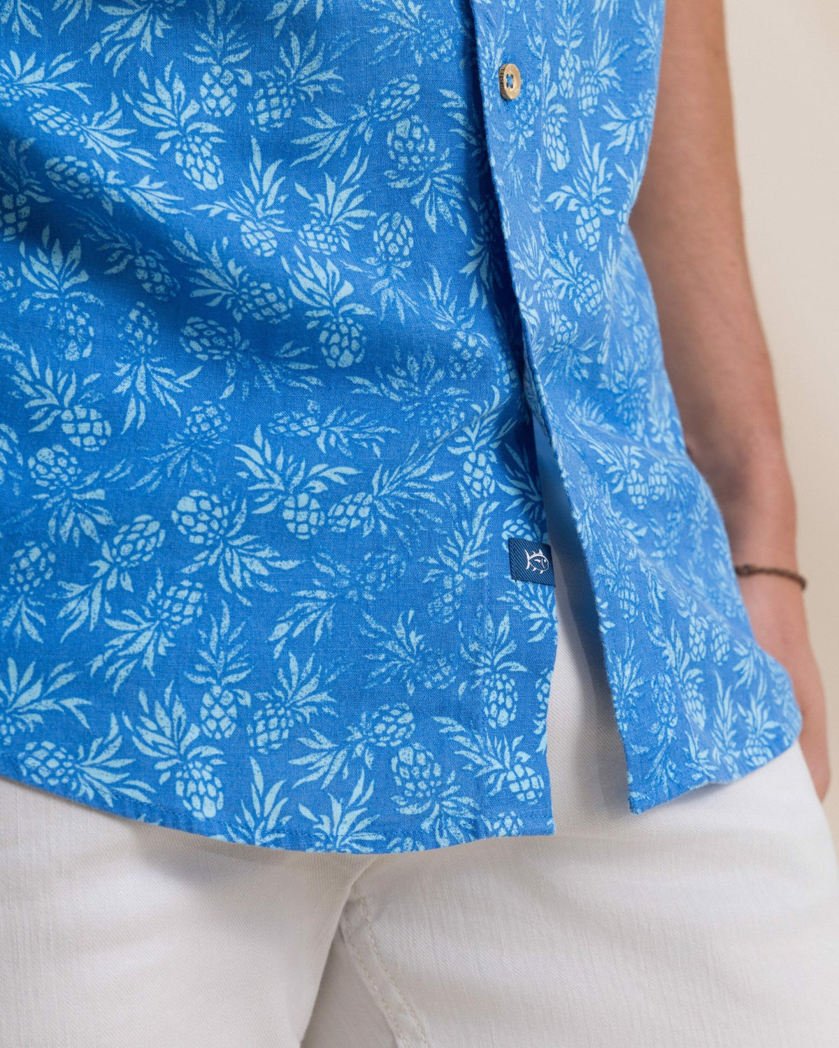 Pineapple Parade Short Sleeve Sport Shirt | Southern Tide Men|Sale
