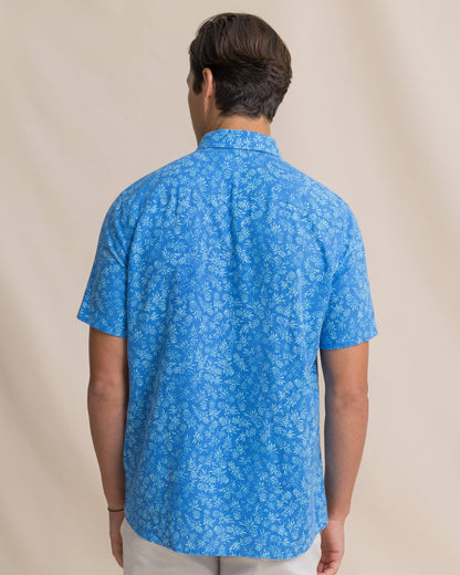 Pineapple Parade Short Sleeve Sport Shirt | Southern Tide Men|Sale