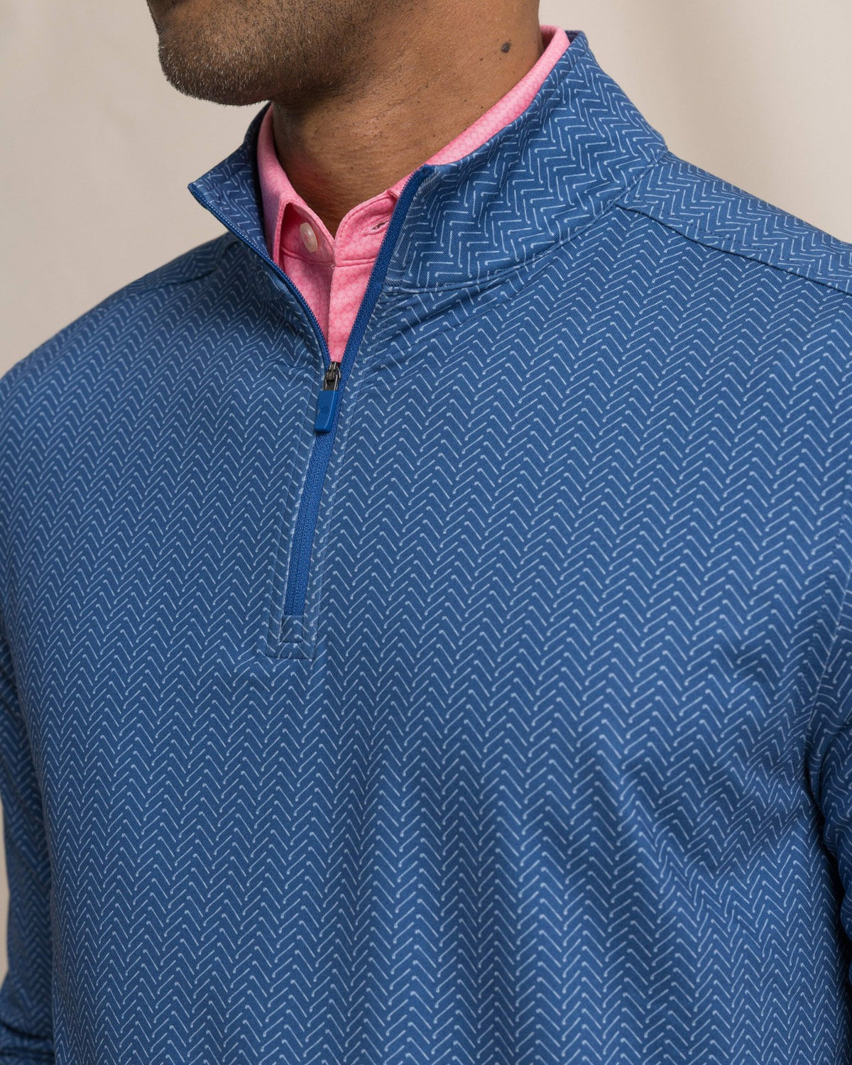 Cruiser Raise The Par Printed Quarter Zip | Southern Tide Men