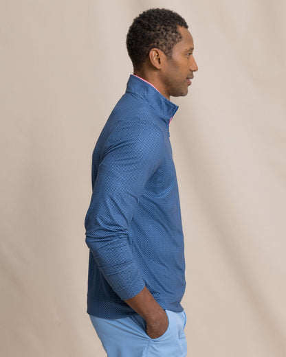 Cruiser Raise The Par Printed Quarter Zip | Southern Tide Men