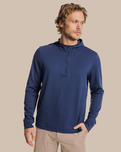 Scuttle Performance Quarter Zip Hoodie | Southern Tide Men