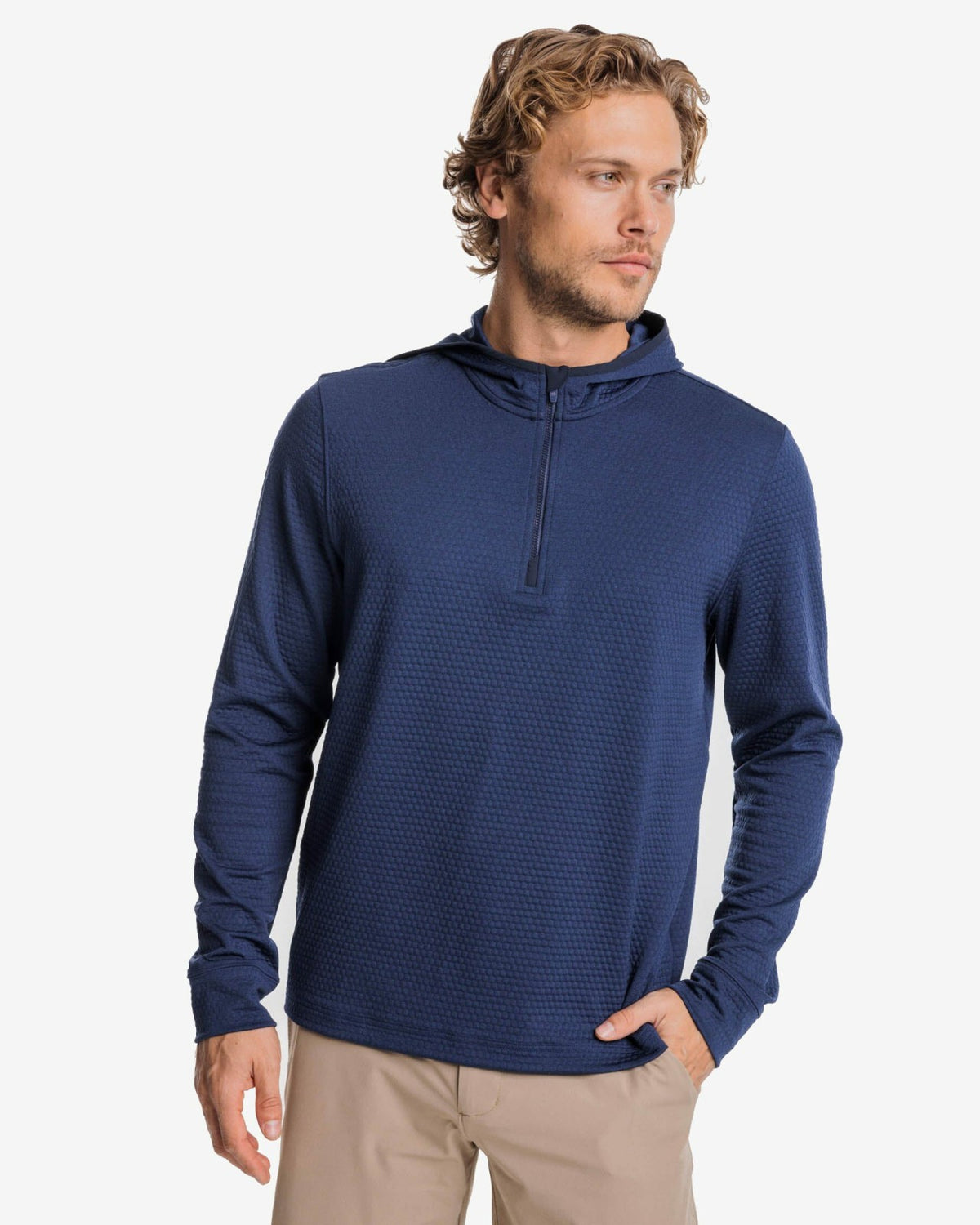 Scuttle Performance Quarter Zip Hoodie | Southern Tide Men