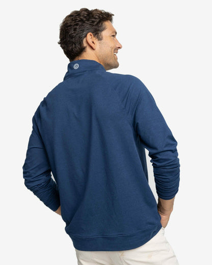 Cruiser Heather Quarter Zip Pullover | Southern Tide Men