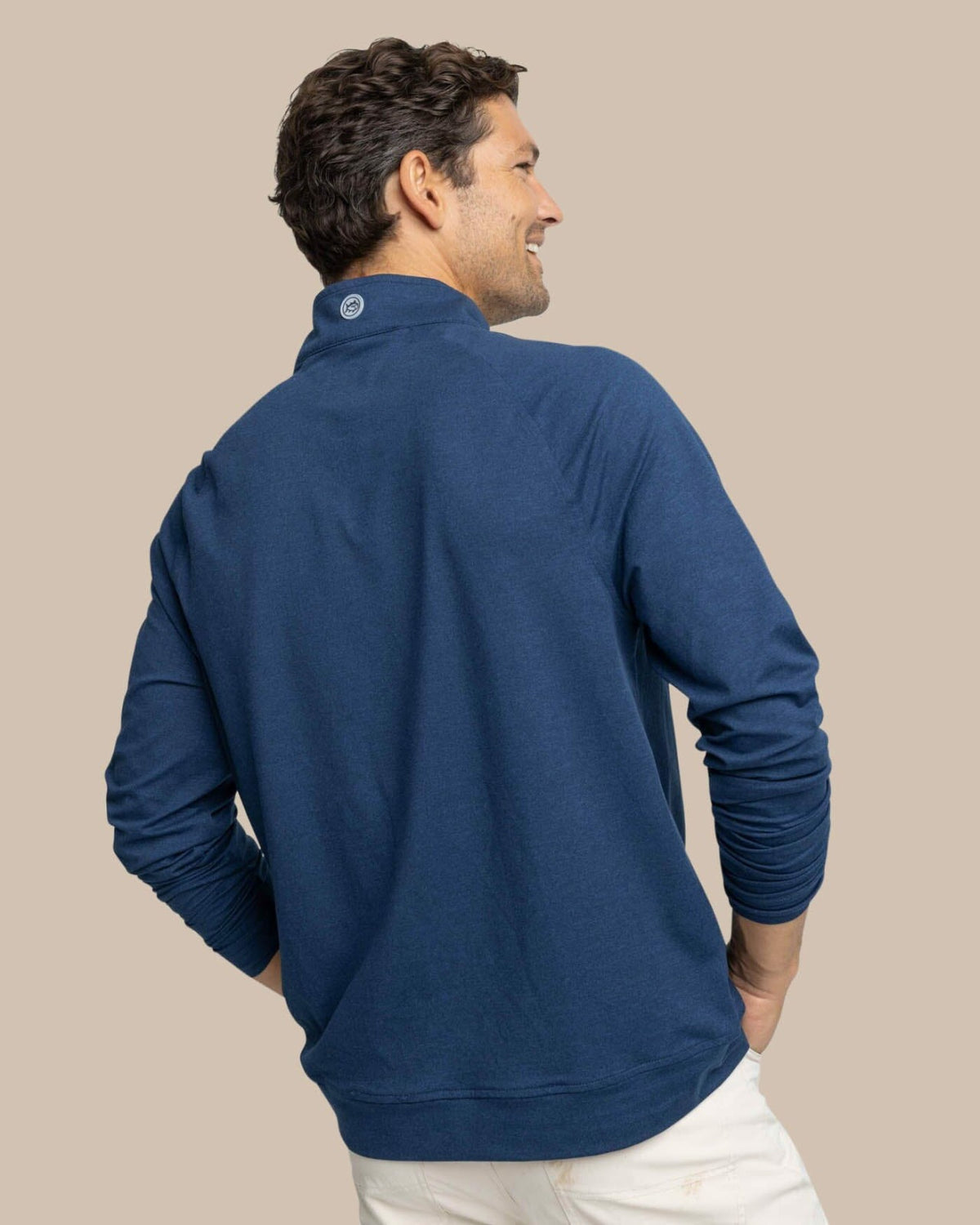 Cruiser Heather Quarter Zip Pullover | Southern Tide Men