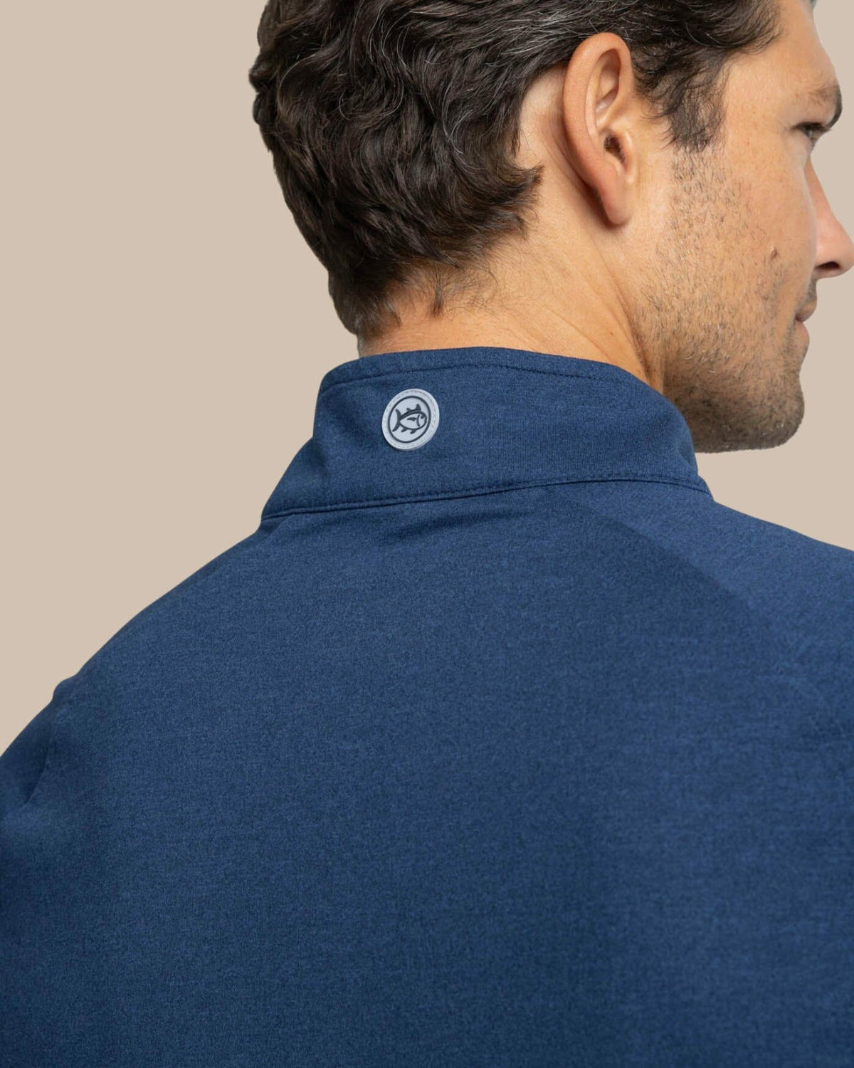 Cruiser Heather Quarter Zip Pullover | Southern Tide Men