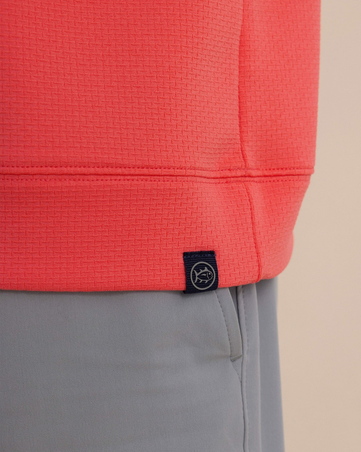 Schooner Quarter Zip - Sunkist Coral | Southern Tide Men|Sale
