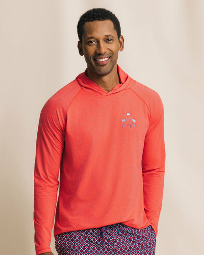 Crossed Lines Coastal Breeze® Performance Hoodie | Southern Tide Men