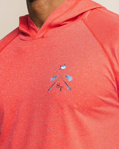 Crossed Lines Coastal Breeze® Performance Hoodie | Southern Tide Men