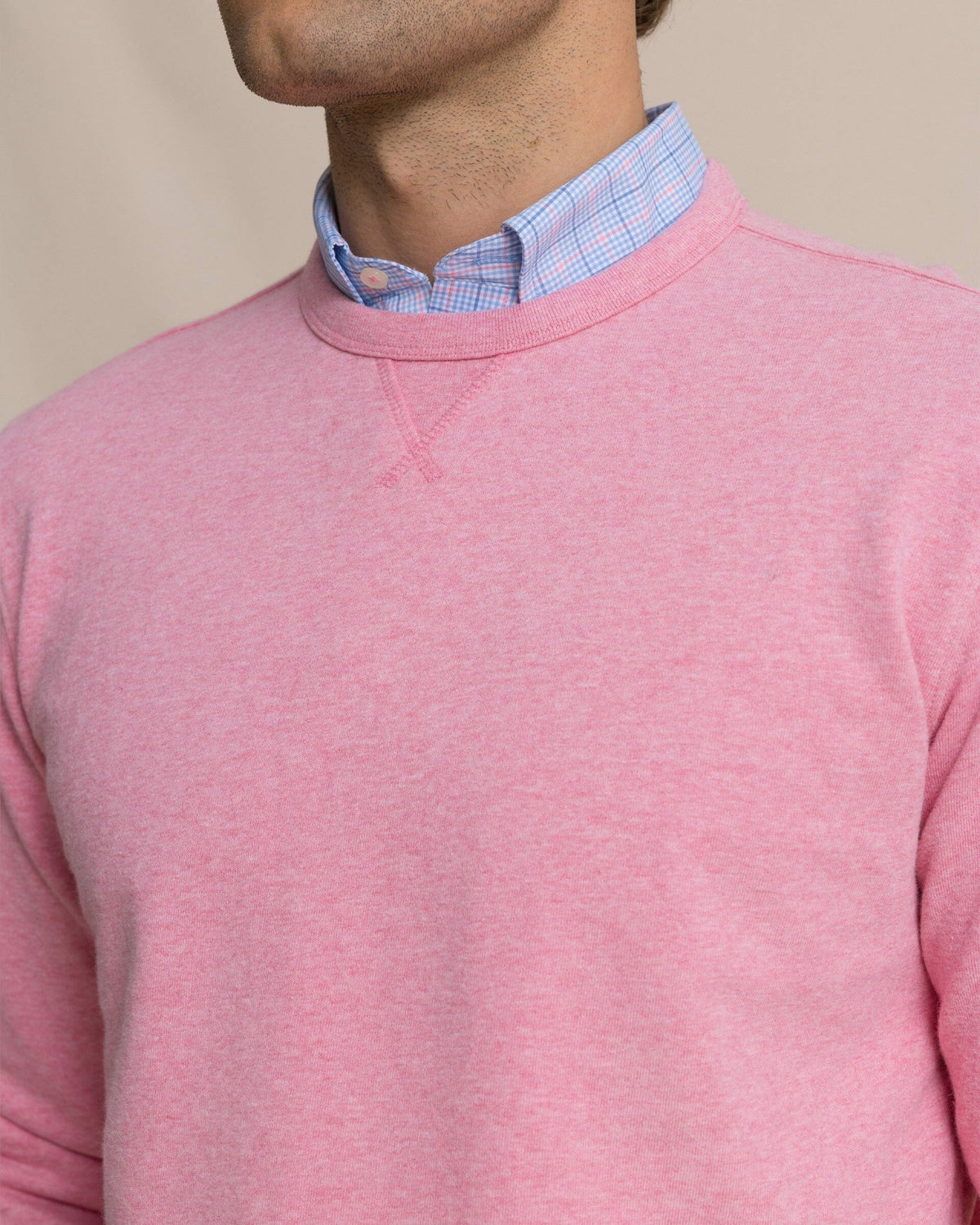 Upper Deck Heather Crew | Southern Tide Men|Sale