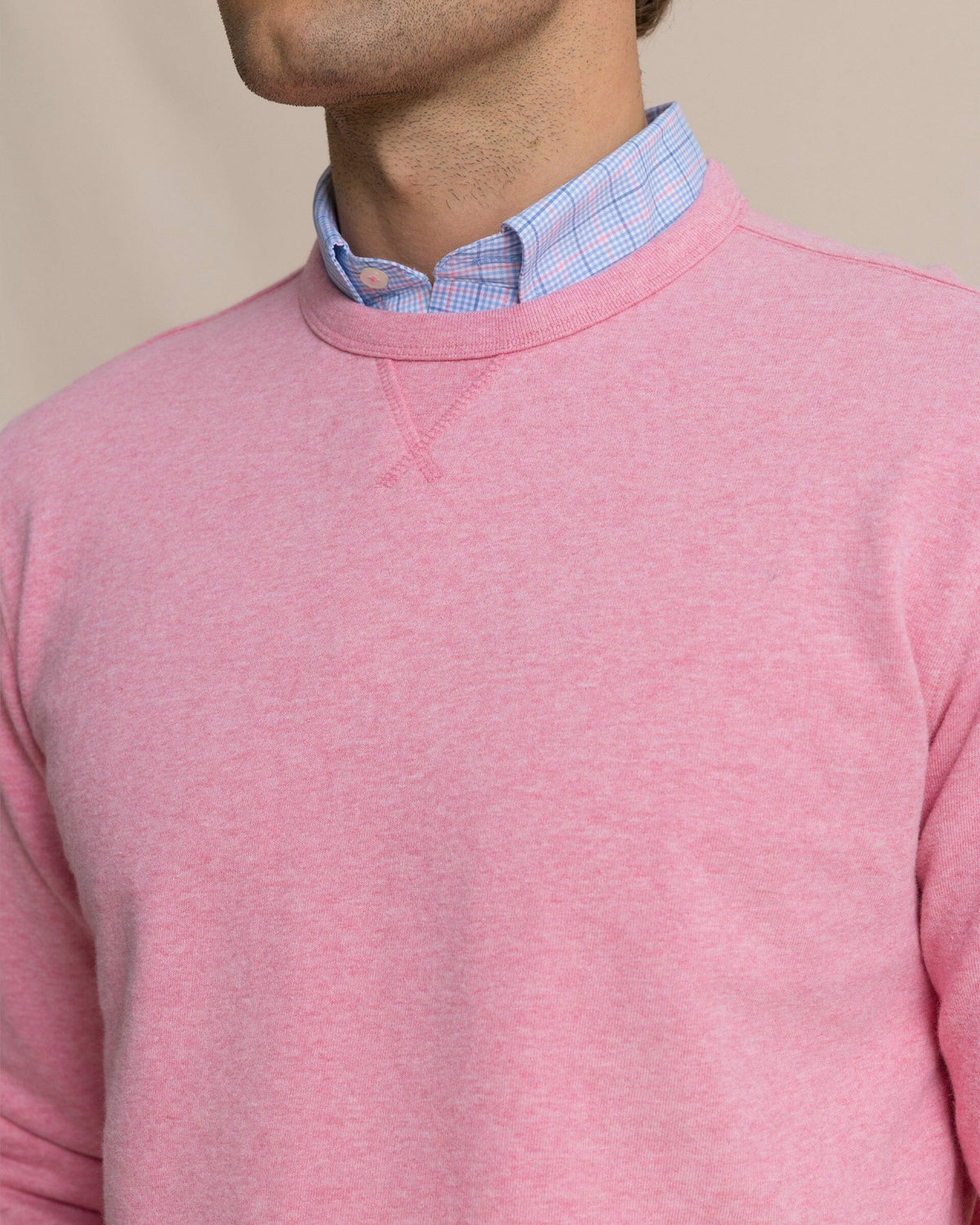 Upper Deck Heather Crew | Southern Tide Men|Sale