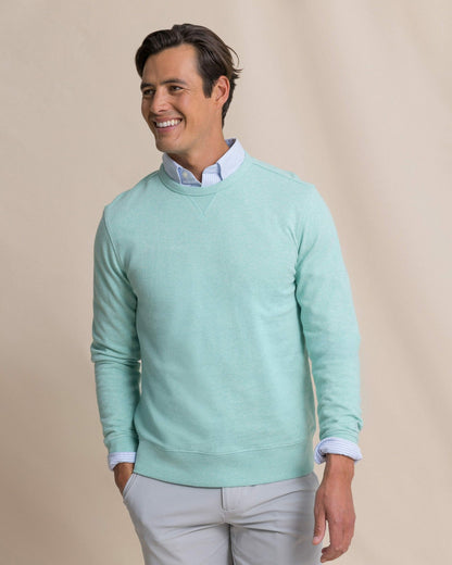 Upper Deck Heather Crew | Southern Tide Men|Sale