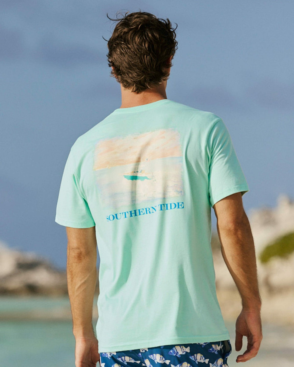 Center Console Short Sleeve T-Shirt | Southern Tide Men