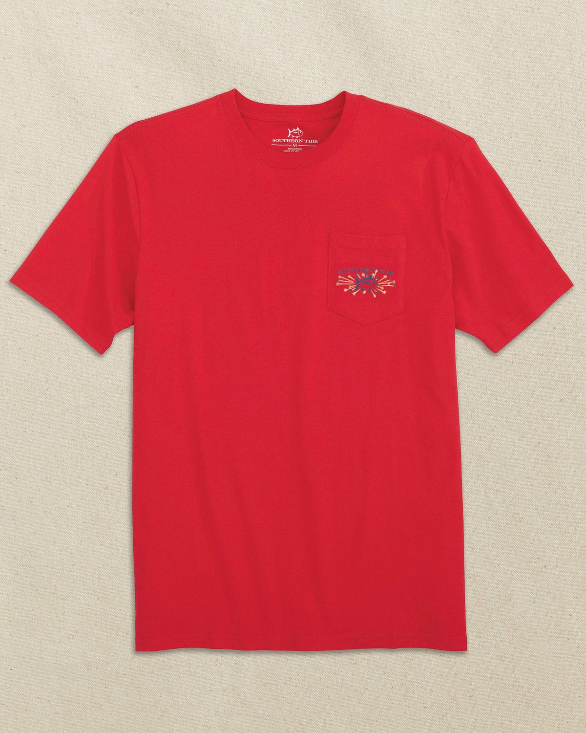 Vintage Firecracker Label Short Sleeve T-Shirt | Southern Tide Men