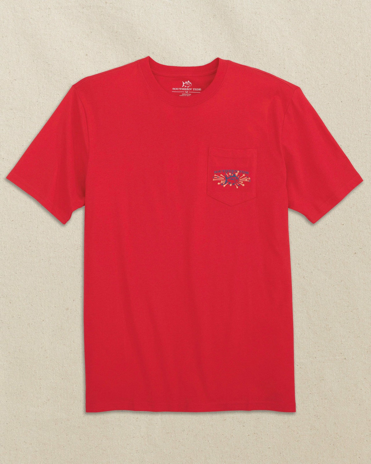 Vintage Firecracker Label Short Sleeve T-Shirt | Southern Tide Men